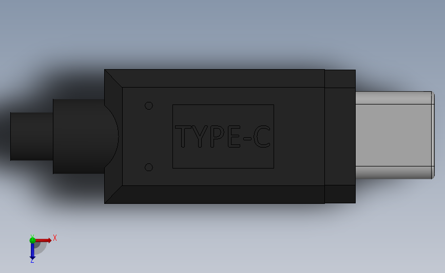 usb-c-usb-type-c-直头_SOLIDWORKS 2020_模型图纸下载 – 懒石网