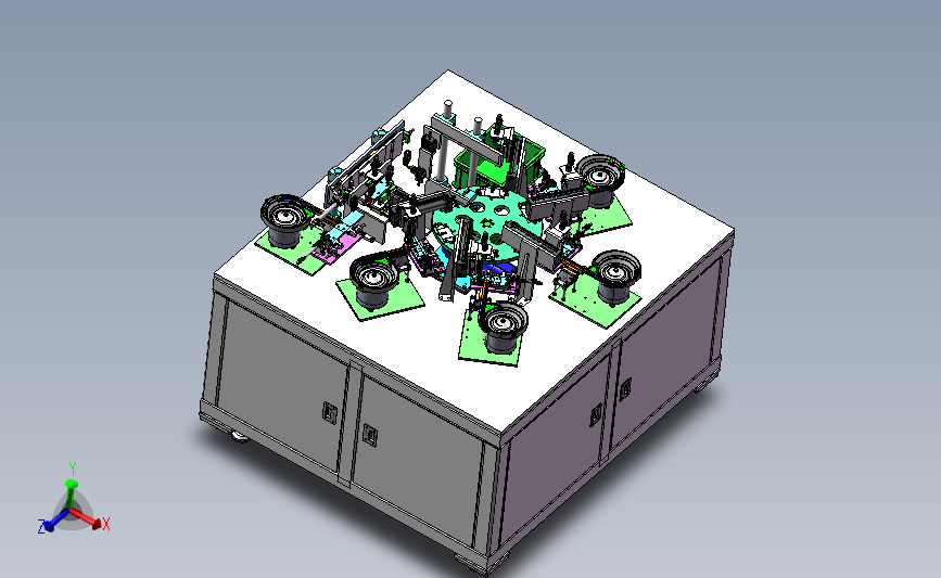 LED剪脚折弯装配_SOLIDWORKS 2016_模型图纸下载 – 懒石网
