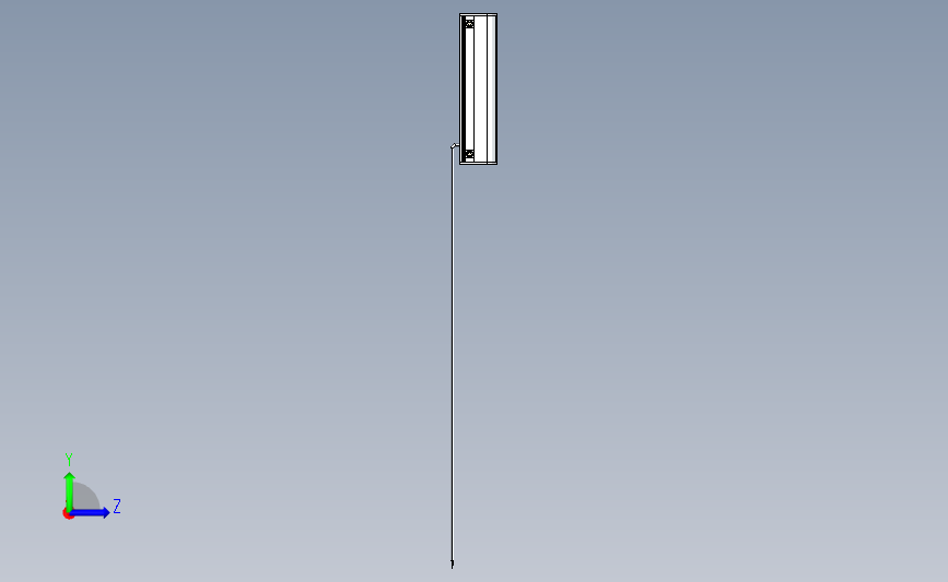 用于平开门的 Locinox B-Mag 磁铁锁 左侧视图
