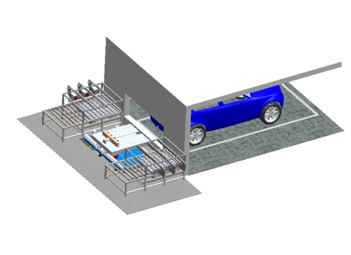 电动汽车蓄电池更换设备