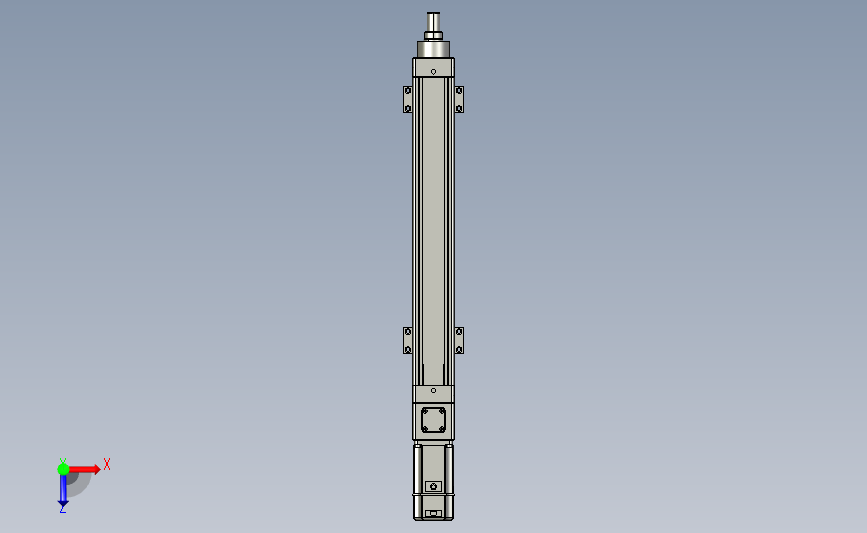 EC65-350-BC-M20(P20)电缸滑台_STEP_模型图纸下载 – 懒石网