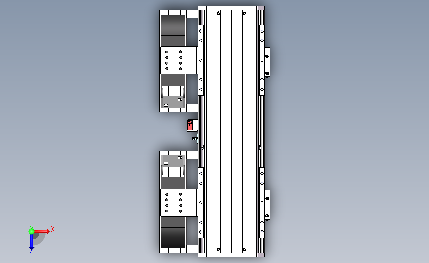 LRH17-C1-164.5-M-P-C4-2滑台 俯视图