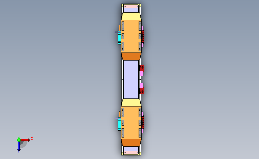 PI_GLH7R-C1-M-P-C4-2滑台 俯视图