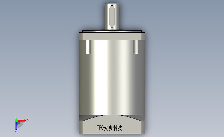 AF090-L2-S2-P2电机减速机 俯视图