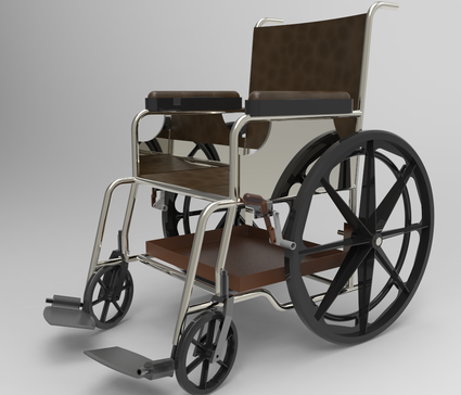 wheel-chair-31轮椅3D数图纸 Solidworks设计