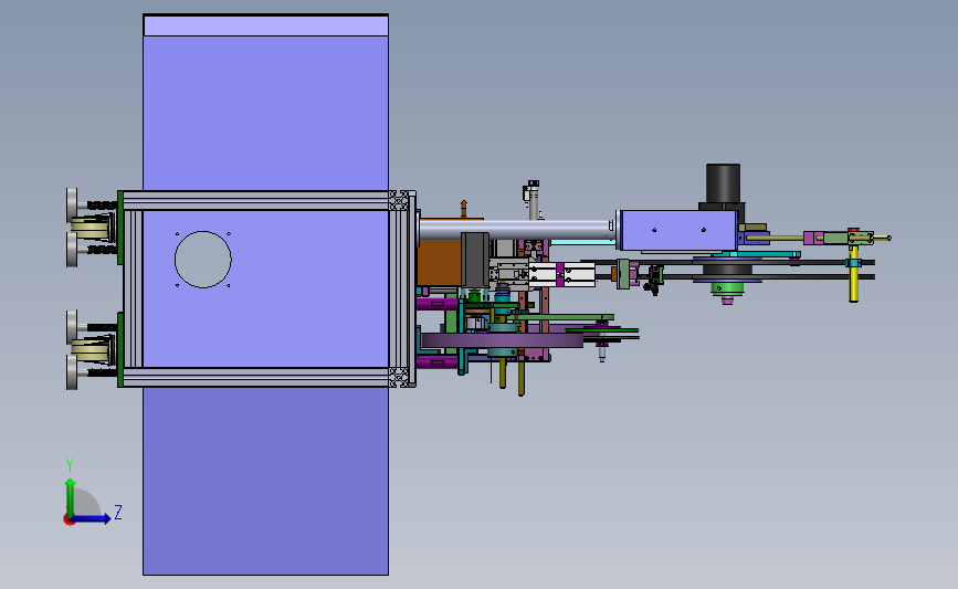 自动化裁切包装独立机_SOLIDWORKS 2017_模型图纸下载 – 懒石网