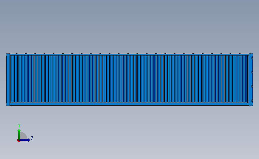 40 feet集装箱模型3D图纸 Solidworks设计_SOLIDWORKS 2015_模型图纸下载 – 懒石网