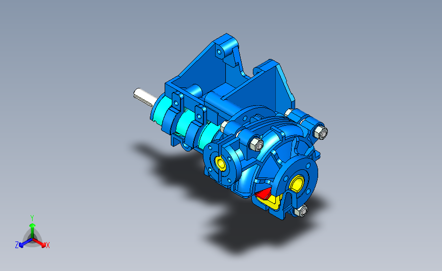 Centrifugal Pump离心泵3D模型图纸 STP格式