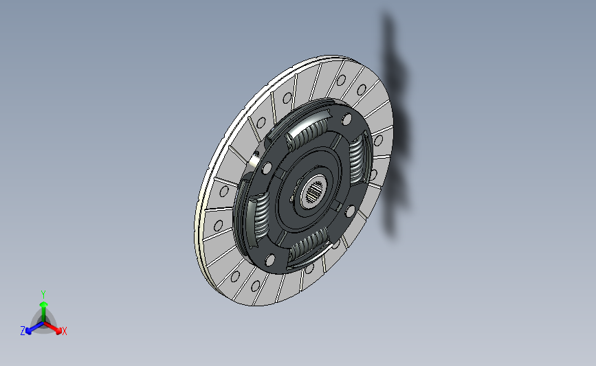 clutch离合器模型3D图纸 STP格式