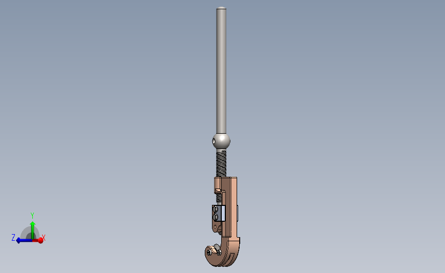 Cortatubos手动钢管切割机模型3D图纸 Solidworks设计