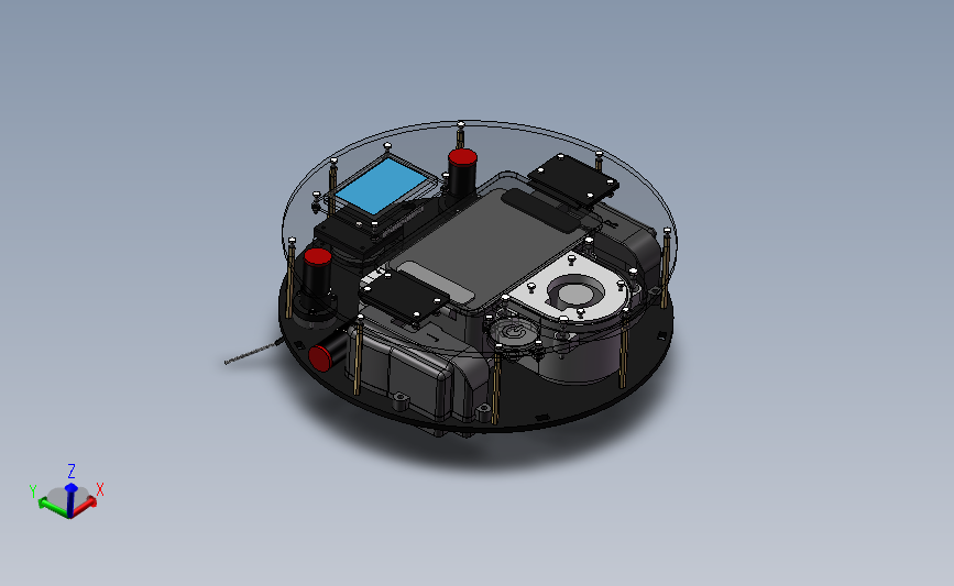 DIY扫地机器人3D图纸 SOLIDWORKS设计