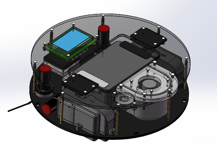 DIY扫地机器人3D图纸 SOLIDWORKS设计