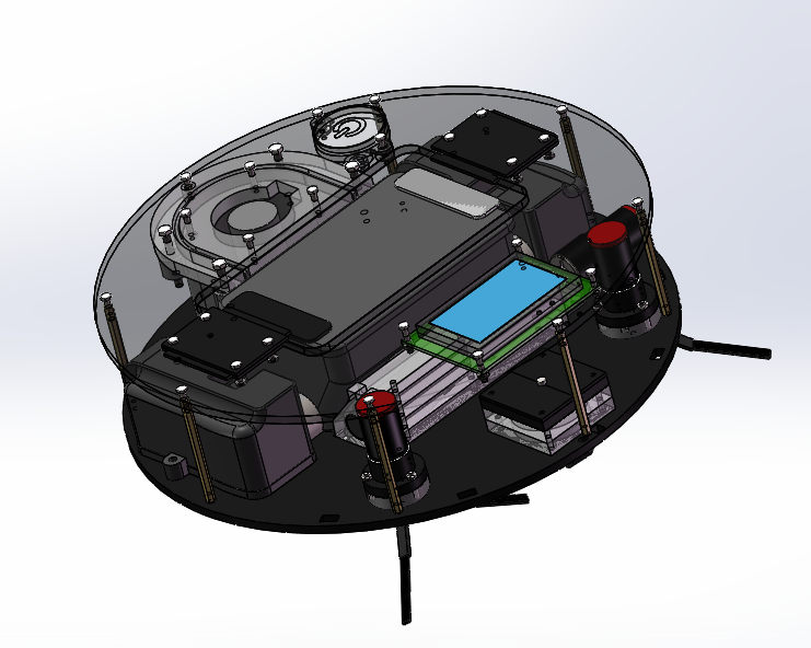 DIY扫地机器人3D图纸 SOLIDWORKS设计