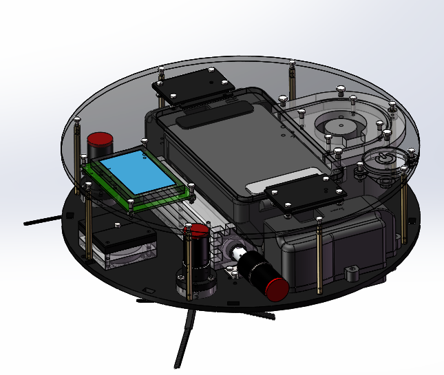 DIY扫地机器人3D图纸 SOLIDWORKS设计