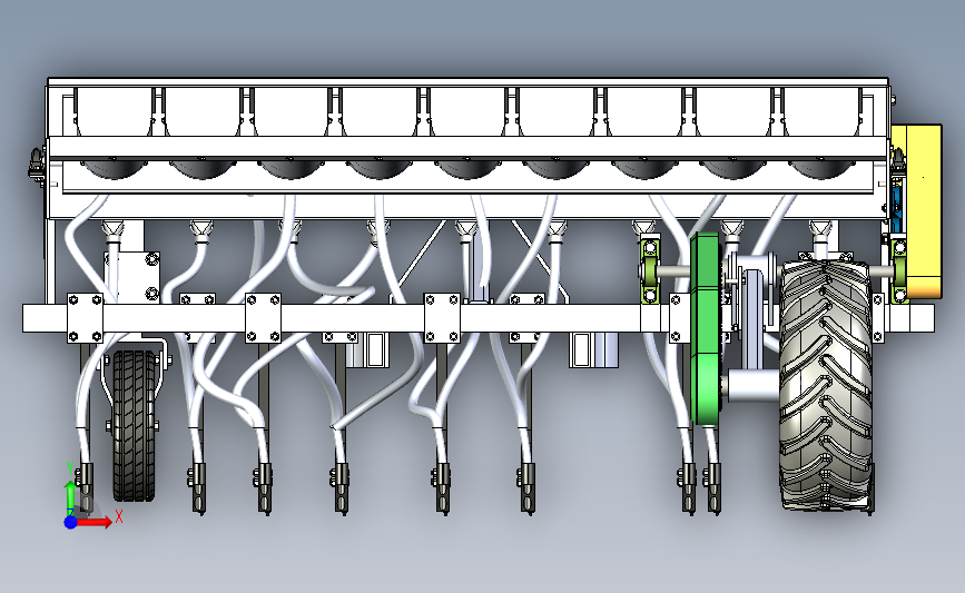 DSR Machine水稻种植机3D模型图纸 x_t格式_Parasolid_模型图纸下载 – 懒石网
