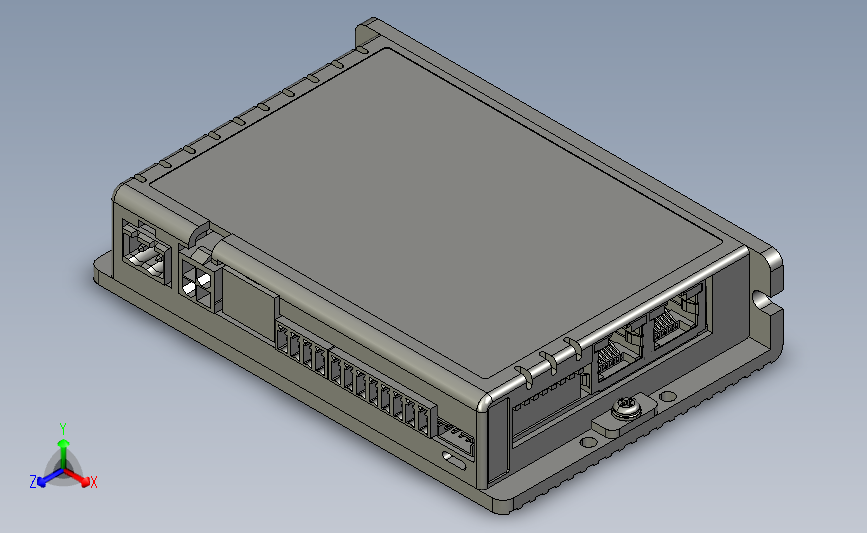 闭环步进电机与驱动器CL2C闭环步进系列_3D模型
