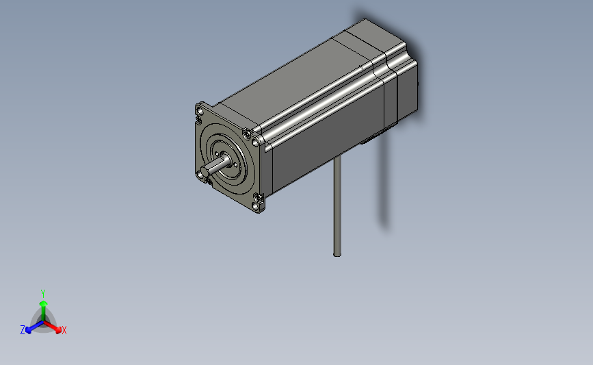 CME抱闸型60机座3D图