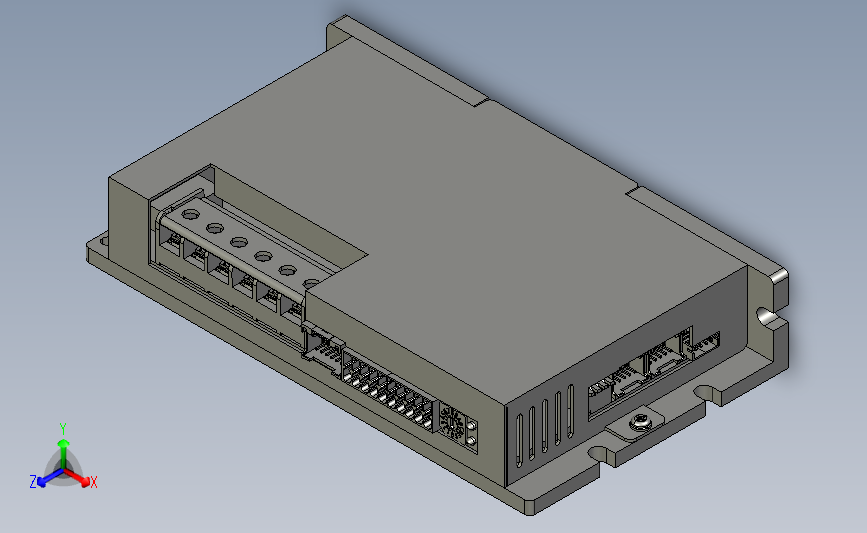 低压伺服系统LD2-RS7030B-3D图纸