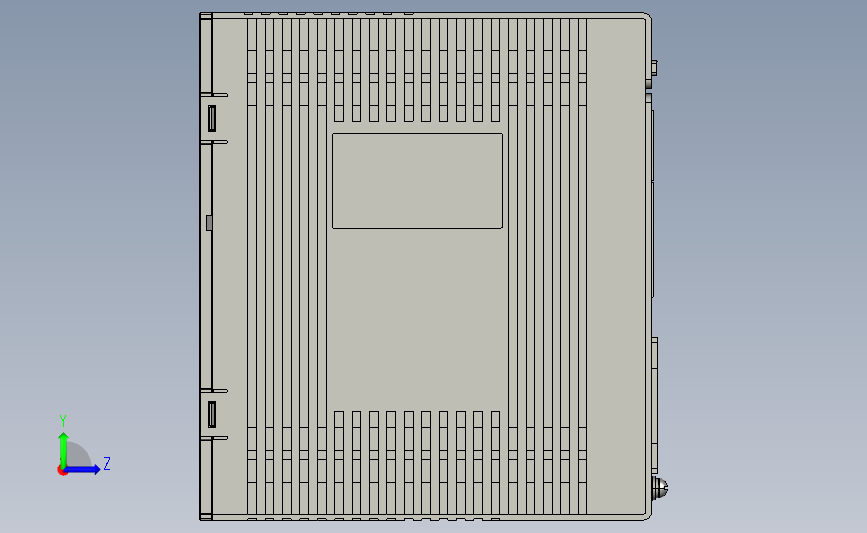 交流伺服系统L6CAN-750-3D图纸 左侧视图