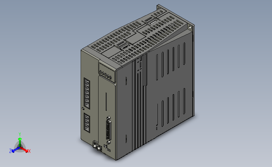 交流伺服系统L7-1500-3D图纸