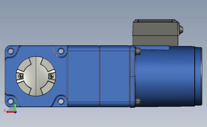 YR阻尼电机40yr03-1800 背面视图