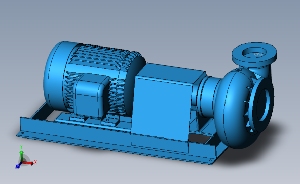 Paco 8x6-60123lf泵三维建模图纸 solidworks设计 附IGS STP