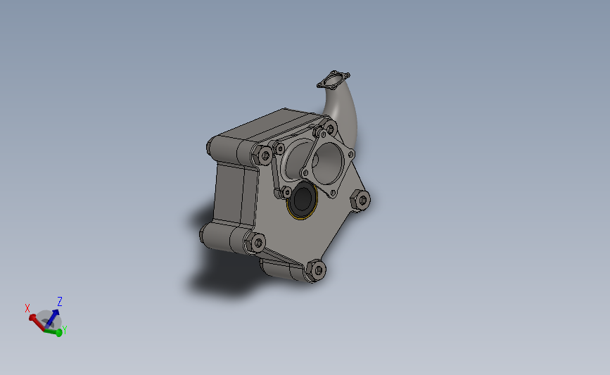 Pazinger Super泵模型3D图纸 Solidworks设计