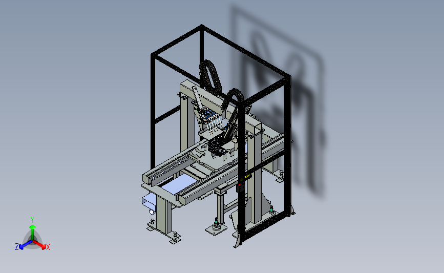 STP oiling station涂油装置3D数模图纸