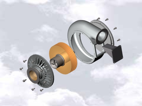 tesla涡轮泵三维建模图纸 solidworks设计