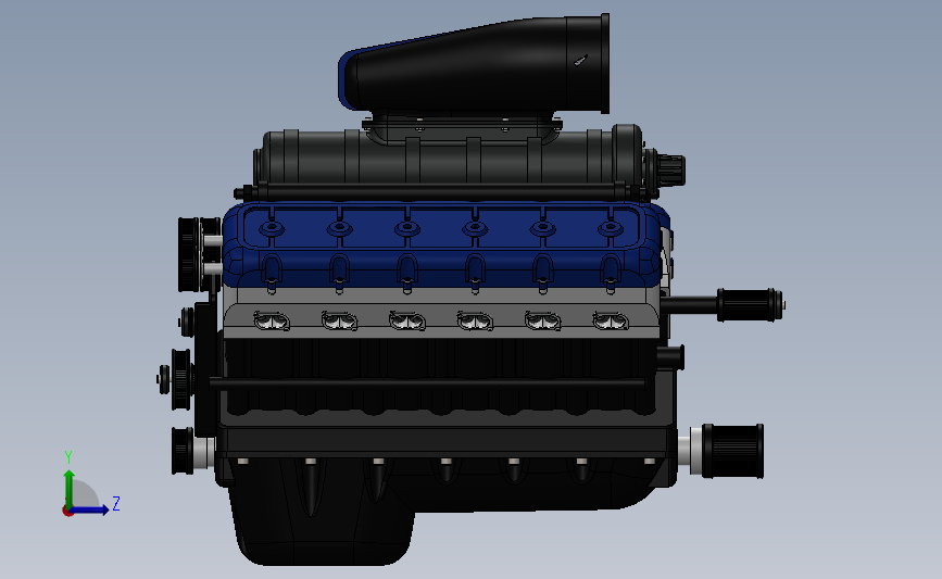 V12 ENGINE 12缸发动机模型3D图纸 Solidworks设计_SOLIDWORKS 2017_模型图纸下载 – 懒石网