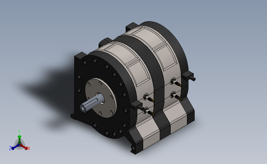 Wankle汪克尔转子发动机模型3D图纸 Solidworks设计 附IGS