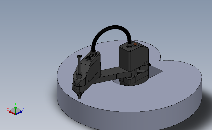 爱普生 T6 SCARA机器人造型3D图纸 Solidworks设计