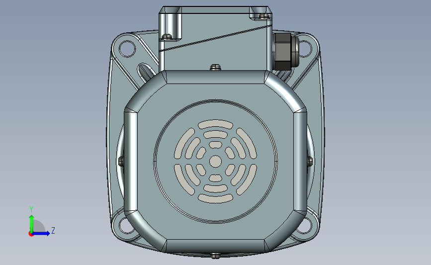 标准电机s250v02-L 左侧视图