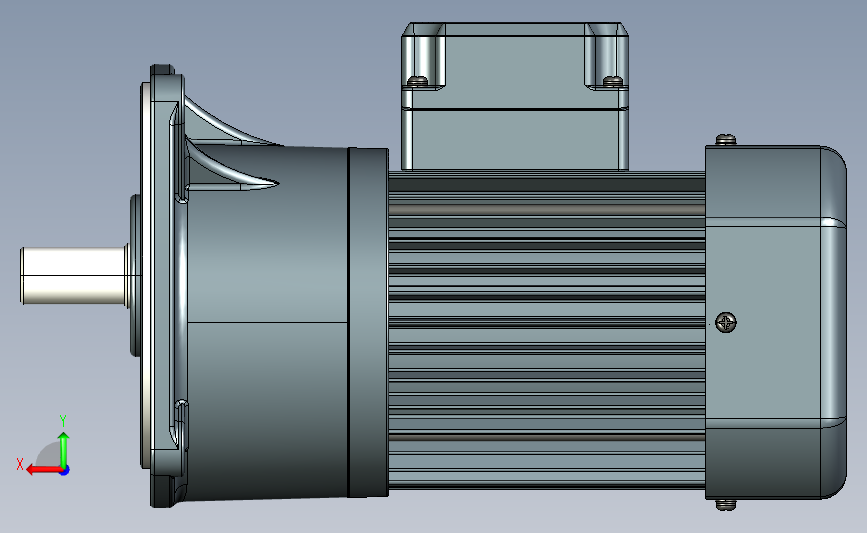 标准电机s250v02-L 背面视图