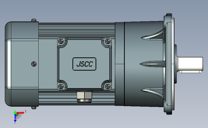 标准电机s250v02-L 俯视图