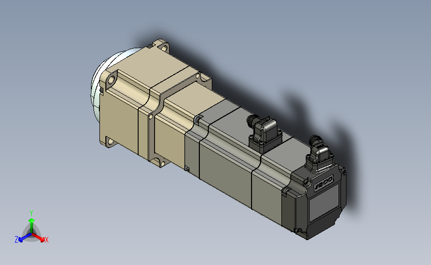 MHF标准法兰伺服减速电机100mhf6