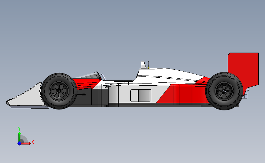 F1赛车 正面视图
