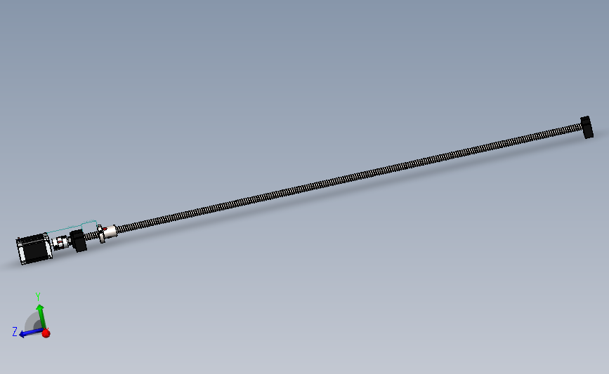 滚珠丝杠步进驱动器 1300mm