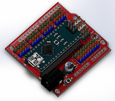 多功能扩展板专为Arduino Nano设计