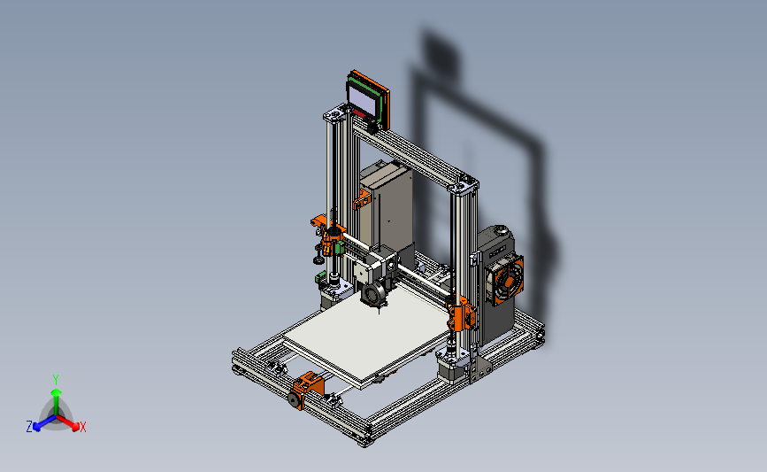 3d 打印机模型图