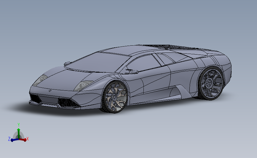 跑车 兰博基尼 Murcielago