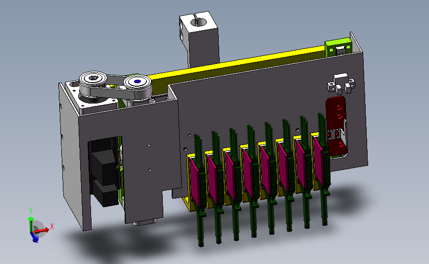 伺服凸轮槽变距机构3D数模图纸 Solidworks设计
