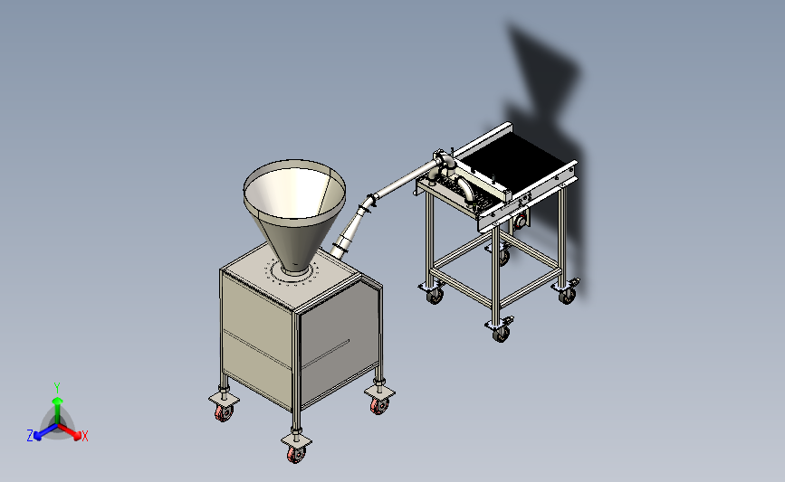 工业食品加工挤压机3D数模图纸 Solidworks设计 附STEP IGS