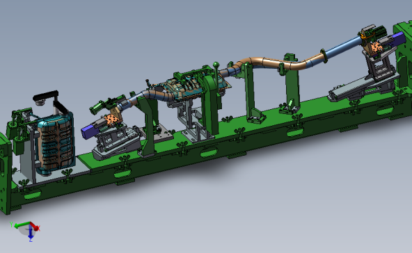 管路柔性焊接夹具3D模型图纸 Solidworks设计
