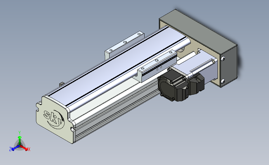 丝杆滑台-半封闭EH8-Lx-C-S100-BR-P10-D3