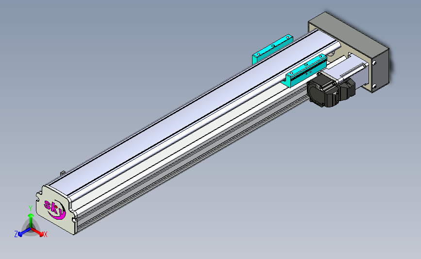 丝杆滑台-半封闭EH8-Lx-C-S400-BR-P10-D3