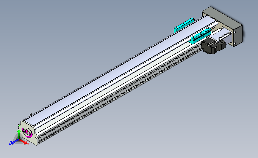 丝杆滑台-半封闭EH8-Lx-C-S600-BR-P10-D3