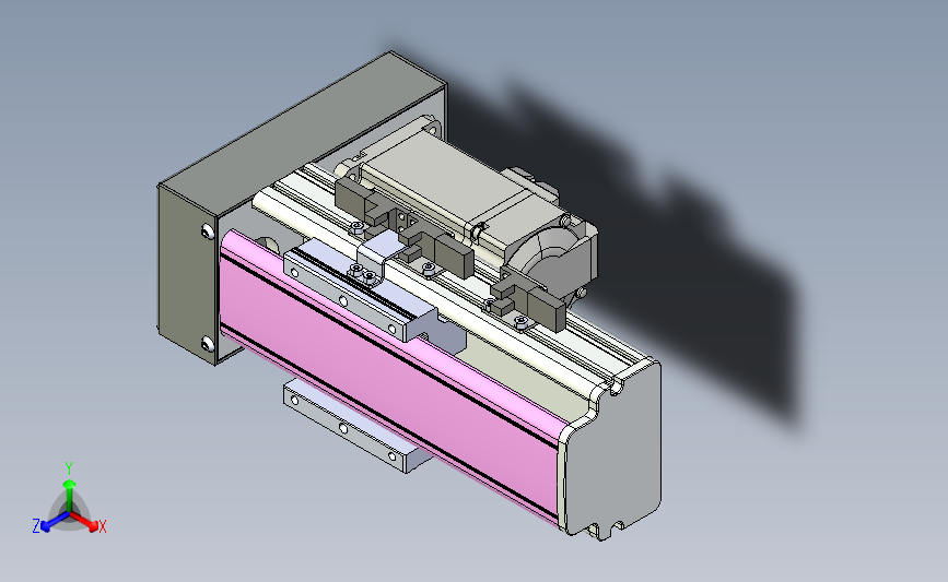 丝杆滑台-半封闭EH8-Lxx-C-S50-BD-P40-D3