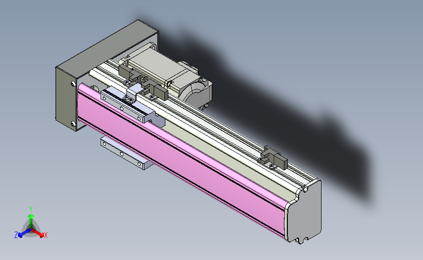 丝杆滑台-半封闭EH8-Lxx-C-S200-BD-P40-D3