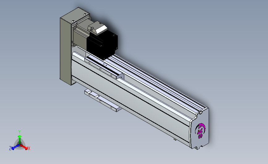 丝杆滑台-半封闭EH10-Lx-C-S200-BR-P40-D3